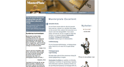 Desktop Screenshot of masterplate.se